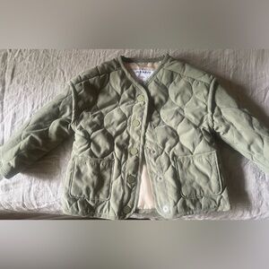 Toddler Green quilted jacket size 18 months